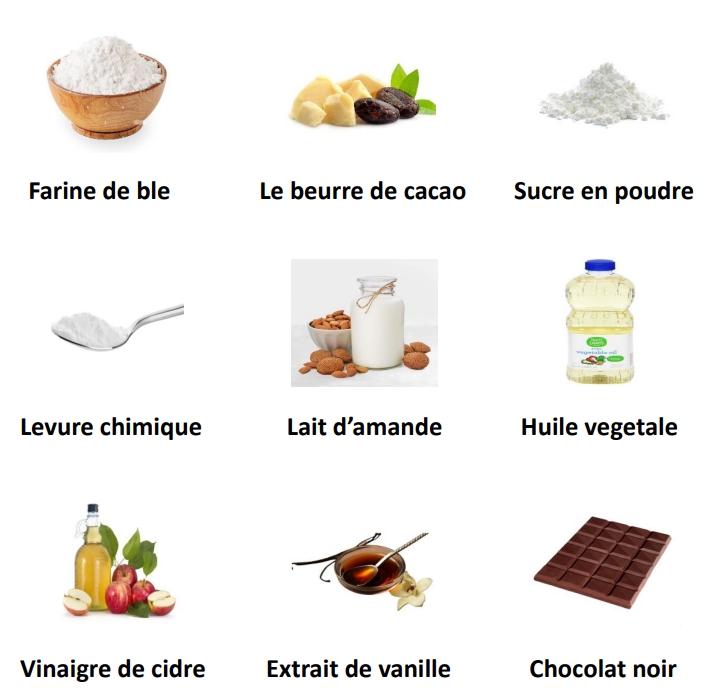 Recette Gateau sans oeuf au pepite de chocolat