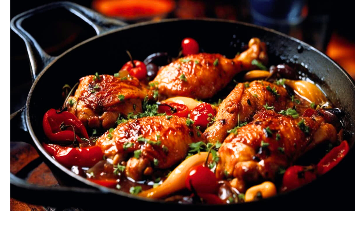 Poulet Basquaise Cookeo